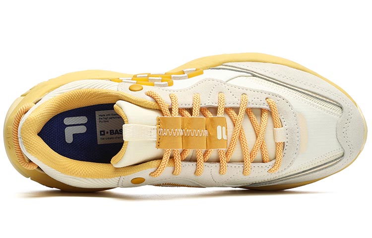 Lookbook FILA FUSION Cheese Sneakers 'Kuning Putih' T12M241103FWG