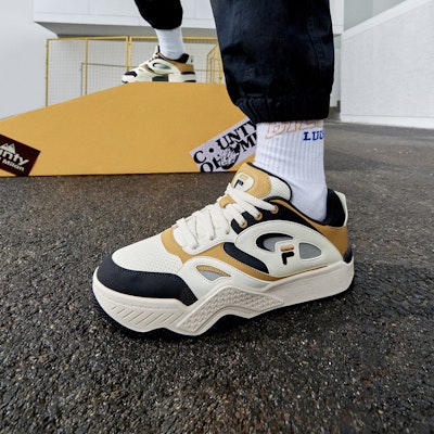 FILA FUSION ATV Sepatu Skate 'Putih Cokelat Hitam' T12M312304FAA Details for FILA FUSION ATV Sepatu Skate 'Putih Cokelat Hitam' T12M312304FAA