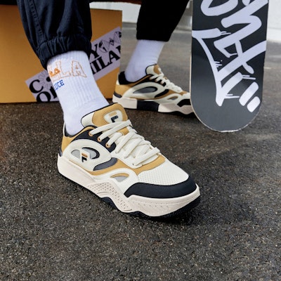 FILA FUSION ATV Sepatu Skate 'Putih Cokelat Hitam' T12M312304FAA Cheap FILA FUSION ATV Sepatu Skate 'Putih Cokelat Hitam' T12M312304FAA