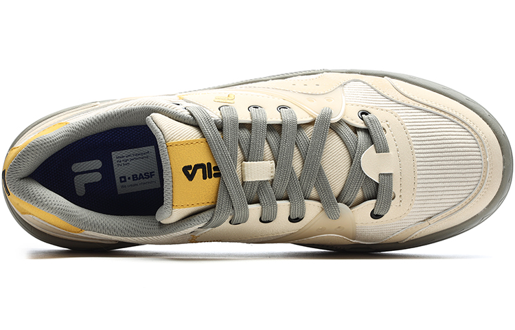 Lookbook 휠라 퓨전 뱅크 스케이트 슈즈 '베이지 그레이' T12M242205FAO