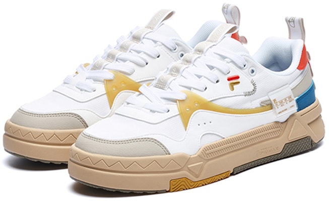 Sepatu Skate FILA FUSION Bank 'White Gum' Putih Coklat Karet T12M228213FWP Order Sepatu Skate FILA FUSION Bank 'White Gum' Putih Coklat Karet T12M228213FWP