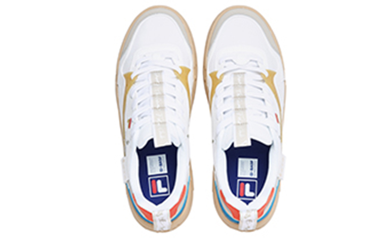 Lookbook FILA FUSION斐乐潮牌 Bank 休閒 板鞋 男款 香檳白