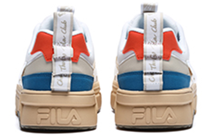 Shop FILA FUSION斐乐潮牌 Bank 休閒 板鞋 男款 香檳白