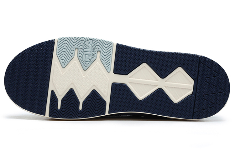 Purchase FILA FUSION斐樂潮牌 Bank 板鞋 男款 灰藍