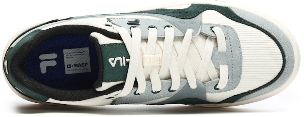 FILA FUSION斐乐潮牌 Bank 時尚潮流厚底 板鞋 男款 白園林綠 Lookbook FILA FUSION斐乐潮牌 Bank 時尚潮流厚底 板鞋 男款 白園林綠