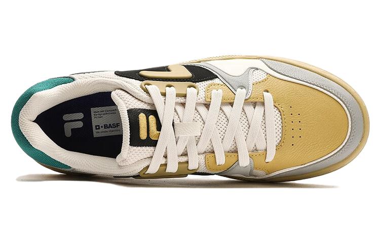 Lookbook 휠라 퓨전 뱅크 DX 스케이트 슈즈 '옐로우 그레이' T12M342206FGO