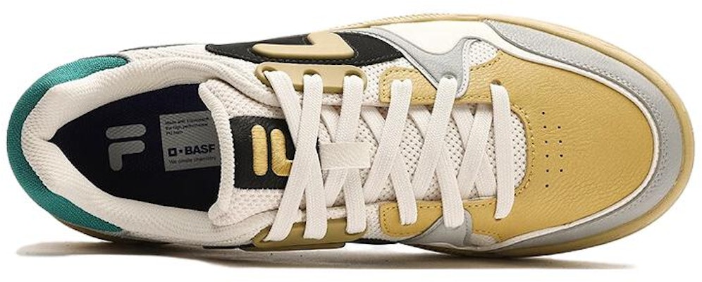 휠라 퓨전 뱅크 DX 스케이트 슈즈 '옐로우 그레이' T12M342206FGO Lookbook 휠라 퓨전 뱅크 DX 스케이트 슈즈 '옐로우 그레이' T12M342206FGO