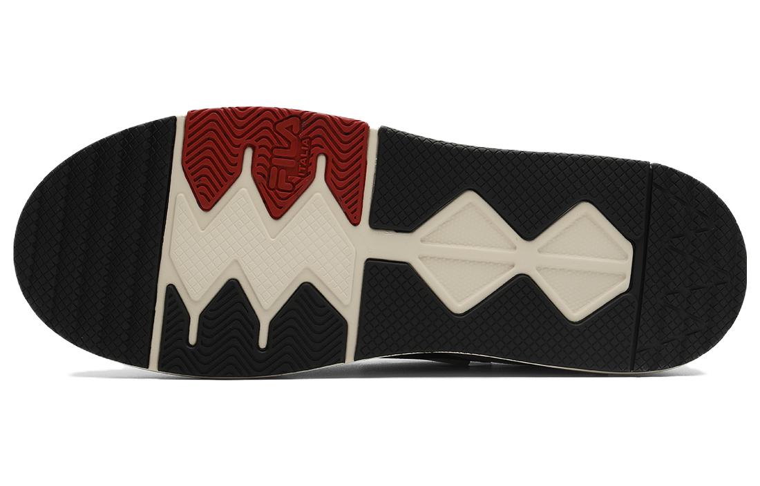 Purchase FILA FUSION斐乐潮牌 Bank 舒適 防滑輕便 高幫 板鞋 男款 白色