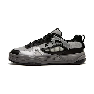 FILA FUSION Bank II Low Top 'Silver Black'