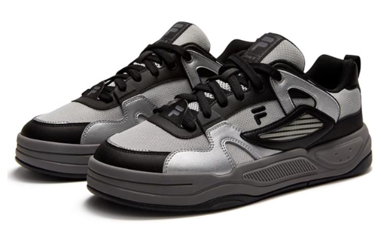 Lookbook 휠라 퓨전 뱅크 II 로우 '실버 블랙' T12M422304FGB