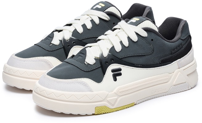 FILA FUSION斐樂潮牌 Bank 低筒 帆布鞋 男款 灰白 Order FILA FUSION斐樂潮牌 Bank 低筒 帆布鞋 男款 灰白