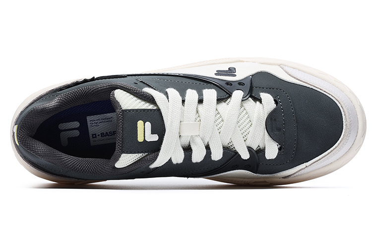 Lookbook FILA FUSION斐樂潮牌 Bank 低筒 帆布鞋 男款 灰白