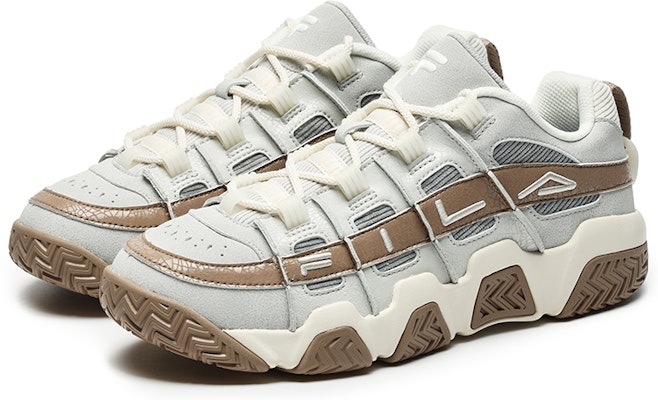 FILA FUSION Barricade Sneakers 'Kelabu Coklat' T12M243207FAG Order FILA FUSION Barricade Sneakers 'Kelabu Coklat' T12M243207FAG
