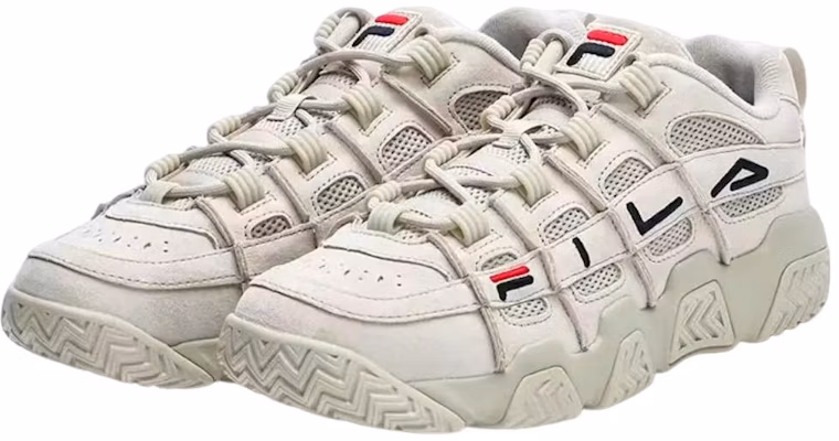 FILA FUSION斐樂潮牌 ADE Barricade 防滑耐磨 低幫 復古籃球鞋 男款 燕麥色 Order FILA FUSION斐樂潮牌 ADE Barricade 防滑耐磨 低幫 復古籃球鞋 男款 燕麥色
