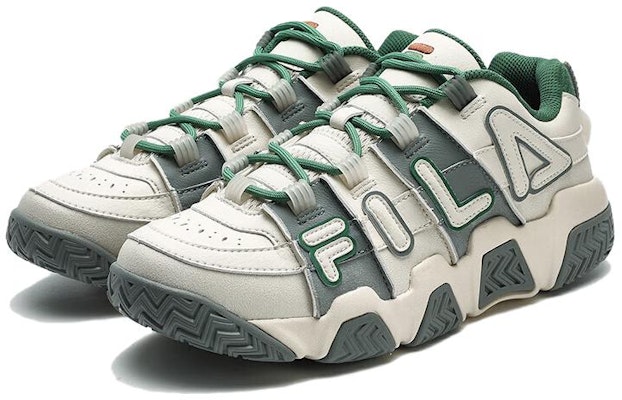 FILA FUSION Barricade Sneakers 'Putih Hijau' T12M343201FWS Order FILA FUSION Barricade Sneakers 'Putih Hijau' T12M343201FWS