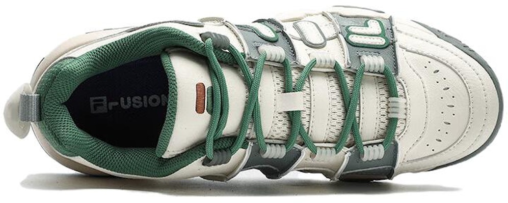 FILA FUSION Barricade Sneakers 'Putih Hijau' T12M343201FWS Lookbook FILA FUSION Barricade Sneakers 'Putih Hijau' T12M343201FWS