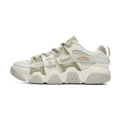 FILA FUSION Barricade Baseball Shoes 'White Grey'