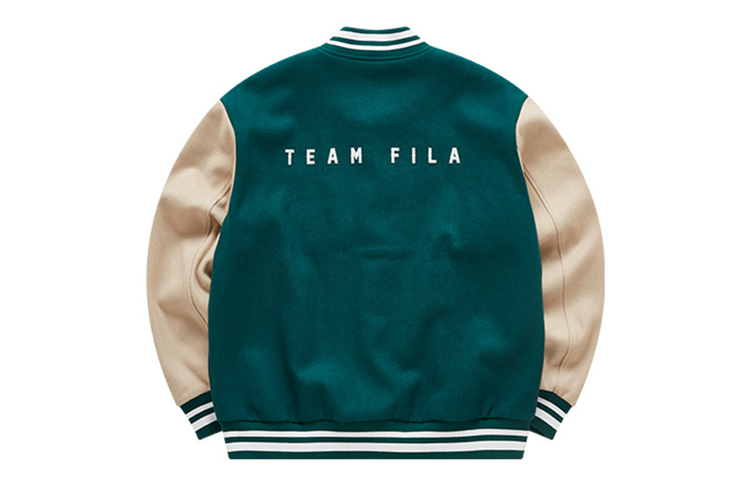 FILA FUSION Baseball Wool Jacket in Mountain Green T11M042503F-DG 圖 3