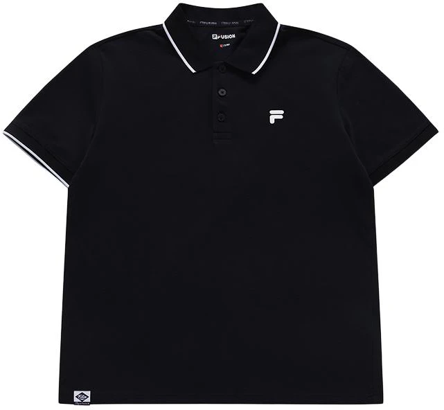 fila-fusion-black-cotton-polo-shirt-with-classic-logo-design-t11-m423106-fbk