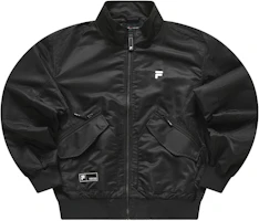 FILA Fusion Black Outdoor Sports Casual Loose Fit Jacket T11M415704FBK FILA Fusion Black Outdoor Sports Casual Loose Fit Jacket T11M415704FBK