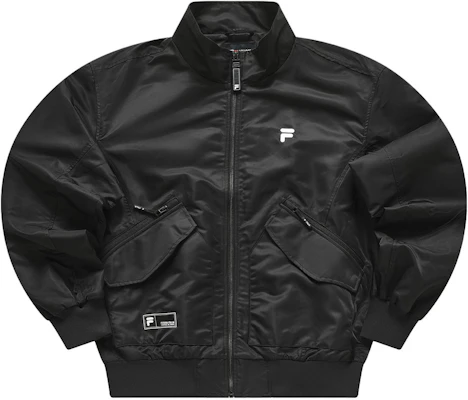 FILA Fusion黑色户外运动休闲宽松夹克 T11M415704FBK Order FILA Fusion黑色户外运动休闲宽松夹克 T11M415704FBK