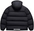 Lookbook FILA Fusion Black Windproof Warm Down Jacket Casual Loose Fit Unisex. T11U443905F-BK