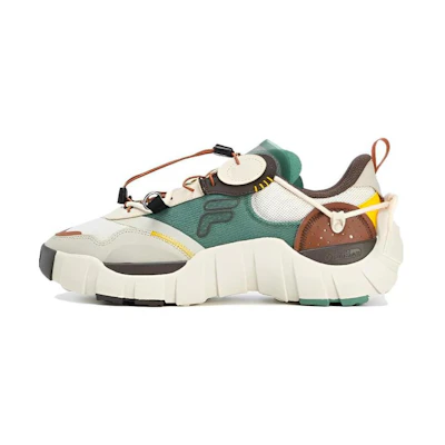 FILA FUSION Bone Sneakers 'White Green Brown'