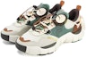 Order FILA FUSION ボーンスニーカー 白緑茶 (FILA FUSION Bone Sneaker Shiro Midori Cha) T12M321201FBA