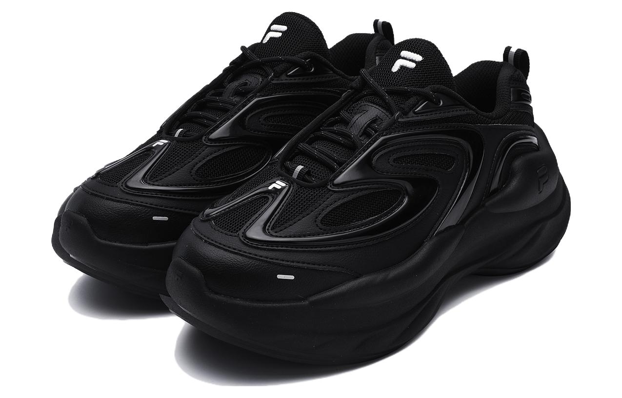 Lookbook FILA FUSION Buzzard Sneakers 'Core Black' Lelaki Hitam Kasut Sukan T12M341103FBA