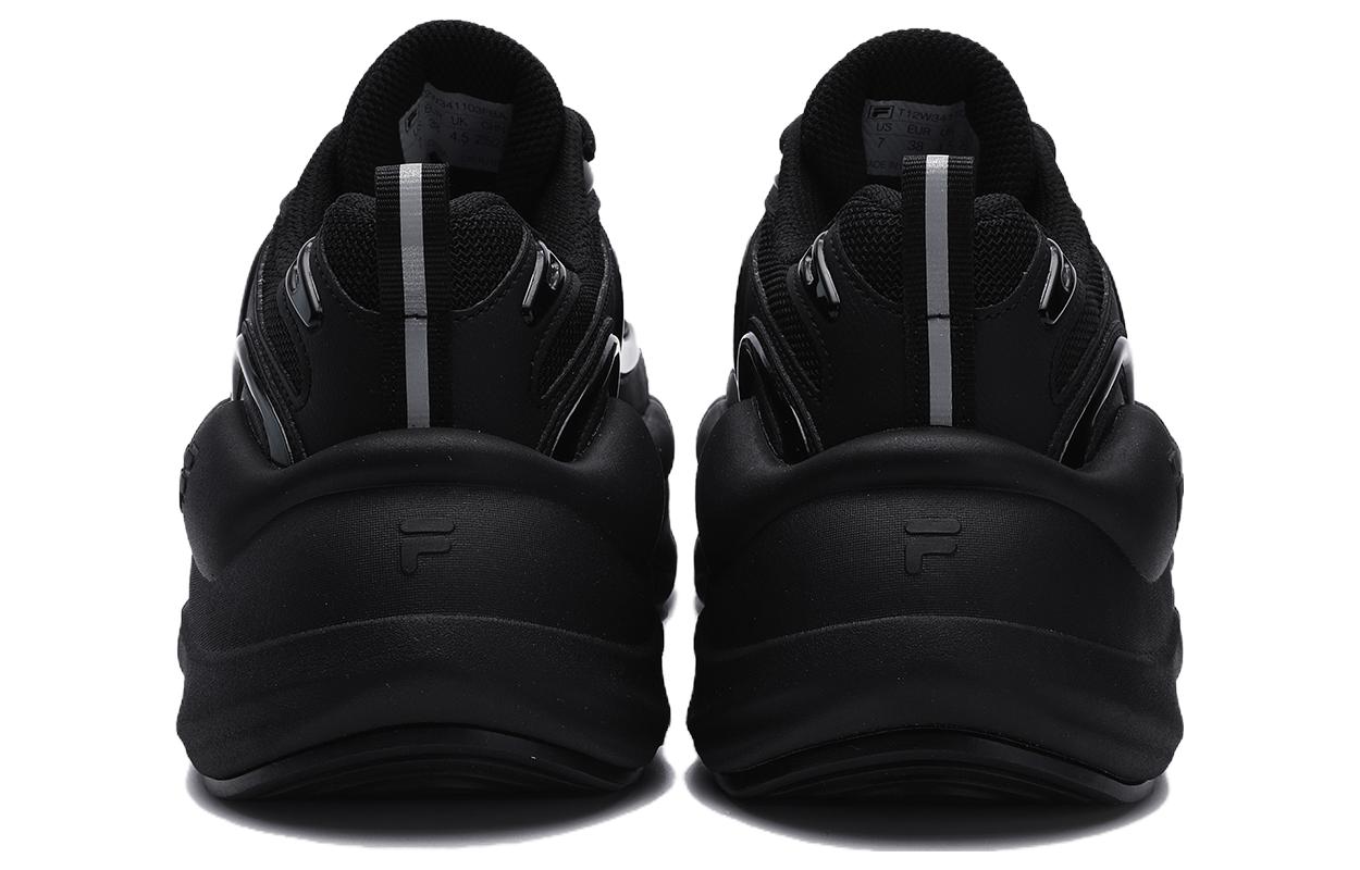 Shop FILA FUSION Buzzard Sneakers 'Core Black' Lelaki Hitam Kasut Sukan T12M341103FBA