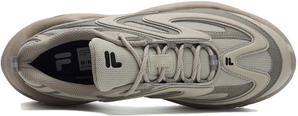 FILA FUSION Buzzard Sneakers 'Beige Grey' Kasut Beige Kelabu T12M341103FCB Order FILA FUSION Buzzard Sneakers 'Beige Grey' Kasut Beige Kelabu T12M341103FCB
