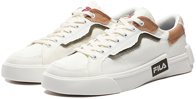 Kasut Skate FILA FUSION Pop 'Putih Tan' T12M228207FAD Order Kasut Skate FILA FUSION Pop 'Putih Tan' T12M228207FAD