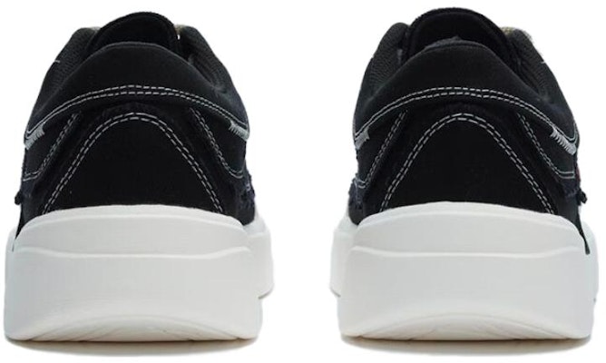 FILA FUSION 黑白色低帮帆布鞋 T12M322105FBK Lookbook FILA FUSION 黑白色低帮帆布鞋 T12M322105FBK