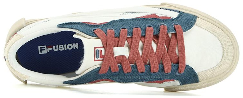 FILA FUSION Lifestyle Pop Skate Shoes 'White Blue Red' T12M332103FWR Lookbook FILA FUSION Lifestyle Pop Skate Shoes 'White Blue Red' T12M332103FWR
