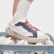 Kasut Skate Gaya Hidup FILA FUSION 'Putih Biru Merah' T12M332103FWR