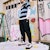 Kasut Skate FILA FUSION Pop 2 'Putih Hitam' T12M332101FWP