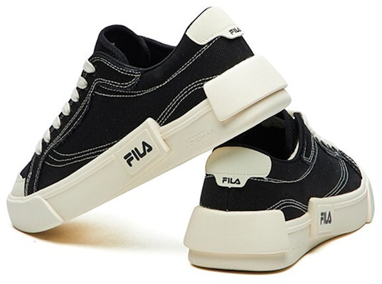 FILA FUSION Canvas Shoes 'Black' T12M125107FBK Purchase FILA FUSION Canvas Shoes 'Black' T12M125107FBK