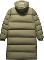 Lookbook FILA Fusion休閒寬鬆連帽冬季羽絨外套薄荷綠男女通用版型 T11U443903F-KK