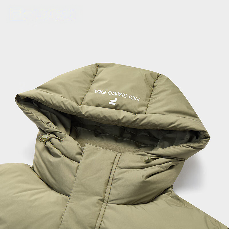 Details for FILA Fusion休閒寬鬆連帽冬季羽絨外套薄荷綠男女通用版型 T11U443903F-KK