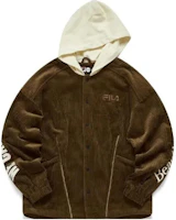 FILA FUSION Casual Sport Hoodie Jacket Brown T11M146701F-BN FILA FUSION Casual Sport Hoodie Jacket Brown T11M146701F-BN