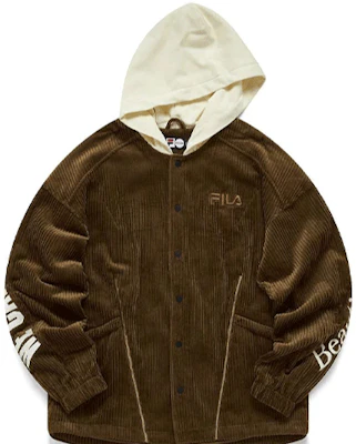 FILA FUSION 休閒運動連帽外套 棕色 T11M146701F-BN Order FILA FUSION 休閒運動連帽外套 棕色 T11M146701F-BN