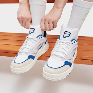 휠라 퓨전 클래식 농구화 (화이트 블루) T12M323205FWB Details for 휠라 퓨전 클래식 농구화 (화이트 블루) T12M323205FWB