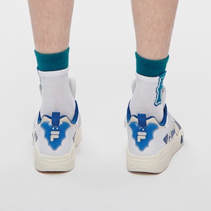 휠라 퓨전 클래식 농구화 (화이트 블루) T12M323205FWB Cheap 휠라 퓨전 클래식 농구화 (화이트 블루) T12M323205FWB