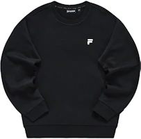 FILA Fusion CNY Crewneck Pullover Sweatshirt Deep Black T11M313202F-BK FILA Fusion CNY Crewneck Pullover Sweatshirt Deep Black T11M313202F-BK