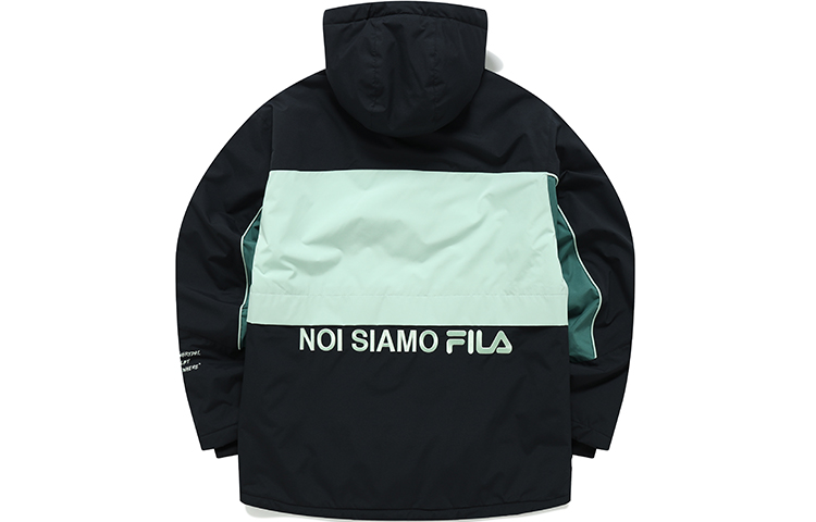 FILA Fusion Colorblock Hooded Winter Jacket - Black T11M213904F-BK 圖 3