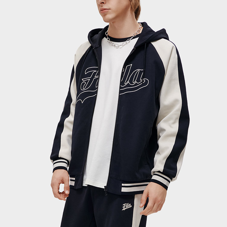 Purchase FILA Fusion Baju Jaket Hoodie Unisex Warna Hitam dengan Logo Sulam. T11U312501F-BK