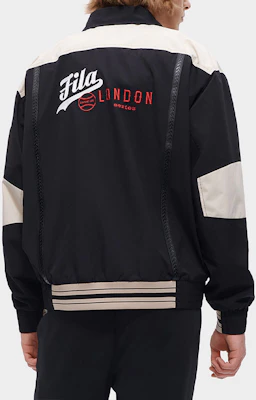 FILA FUSION Colorblock Loose Fit Woven Jacket Black . T11M332702F-BK Sizing FILA FUSION Colorblock Loose Fit Woven Jacket Black . T11M332702F-BK