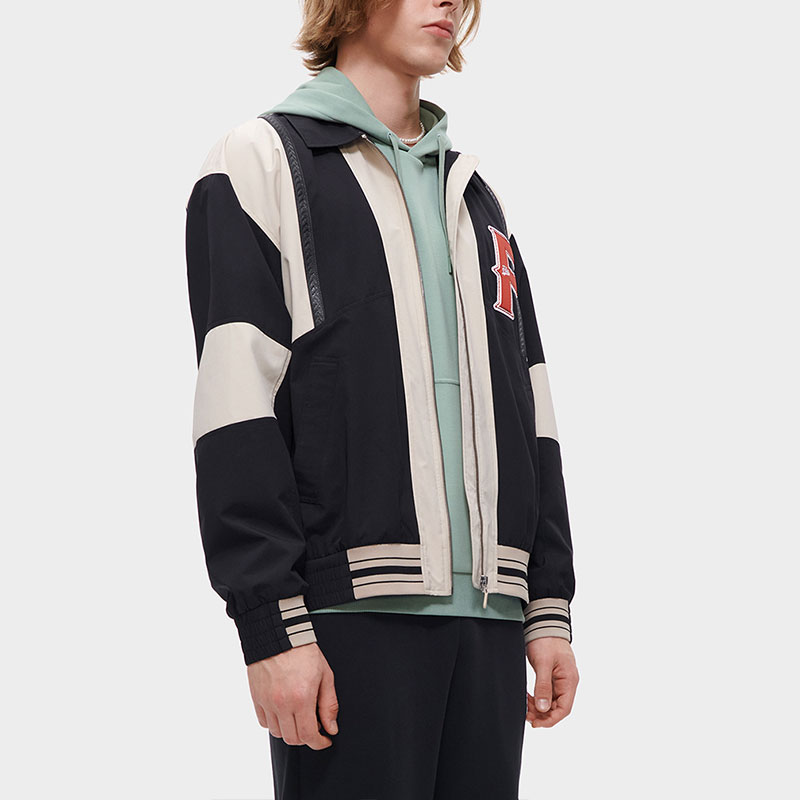 FILA FUSION Colorblock Loose Fit Woven Jacket Black . T11M332702F-BK 圖 8