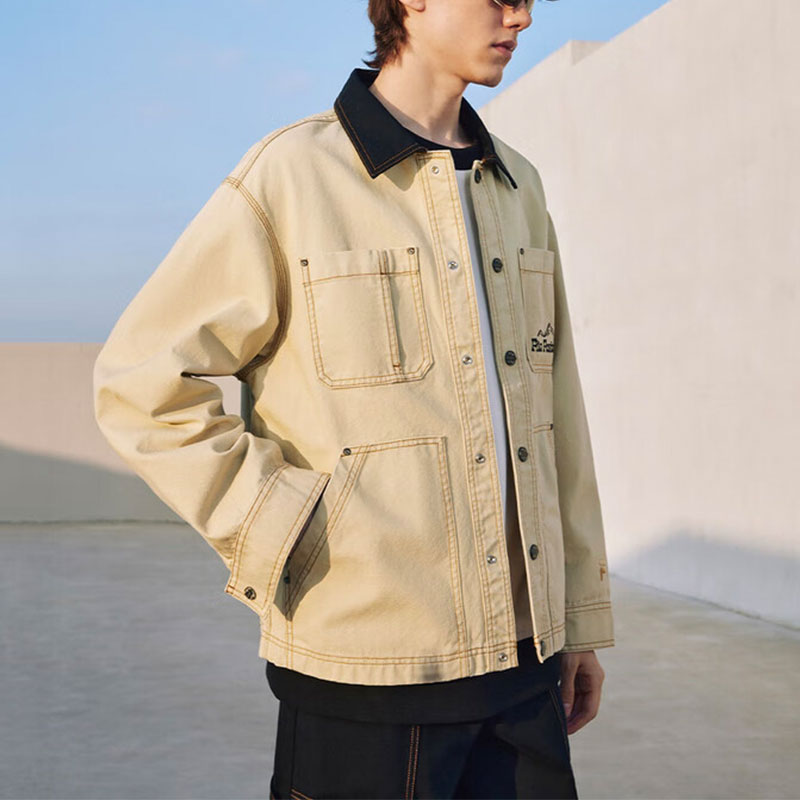 Details for FILA FUSION 拼色多袋工装外套 莫哈韦沙色 T11M413702F-LK