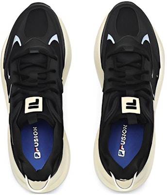 (W) FILA FUSION Conch DX Sneakers 'Hitam' T12M311111FBA Lookbook (W) FILA FUSION Conch DX Sneakers 'Hitam' T12M311111FBA